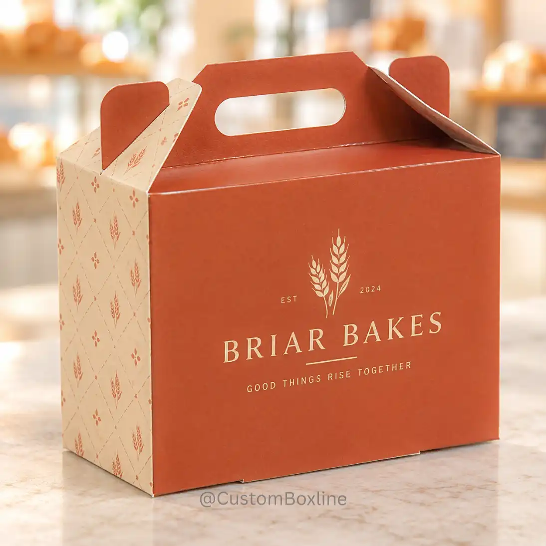 Cardboard Box with Handle