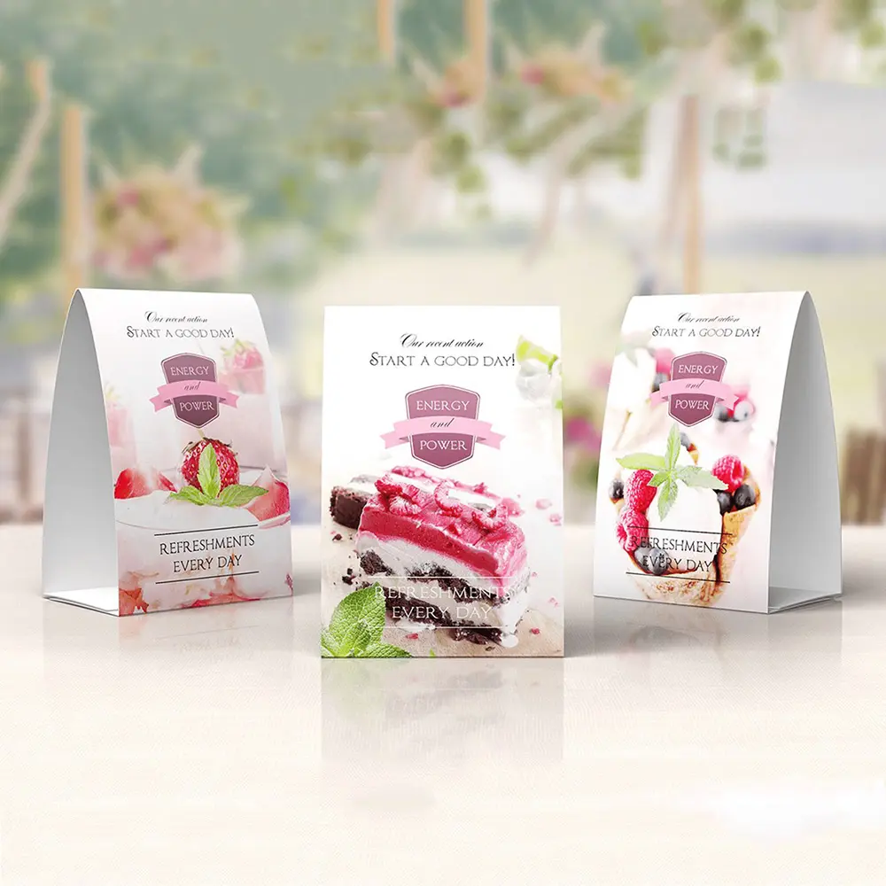 Advertising Table Tents