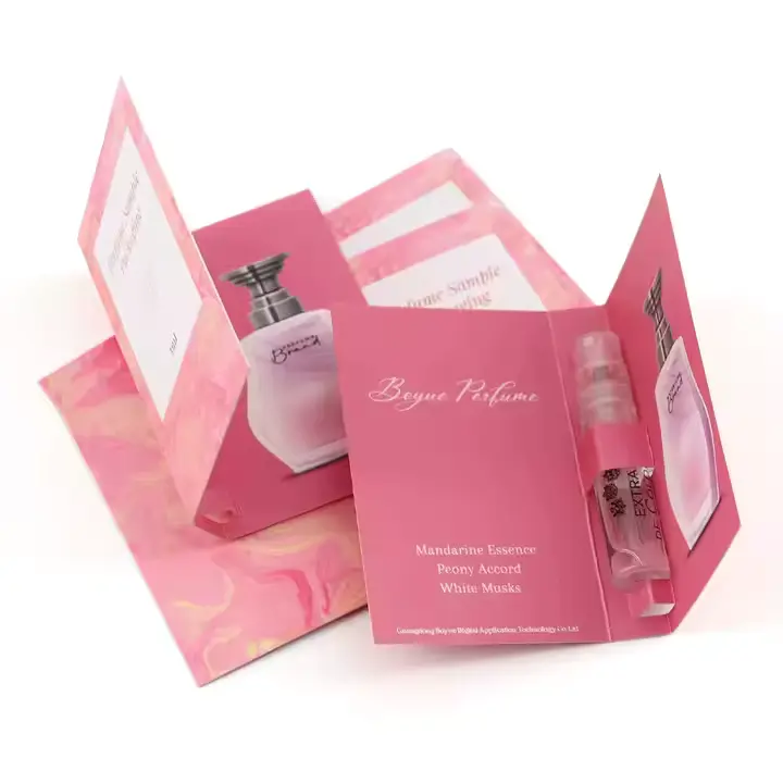 Custom Perfume Sample Cards