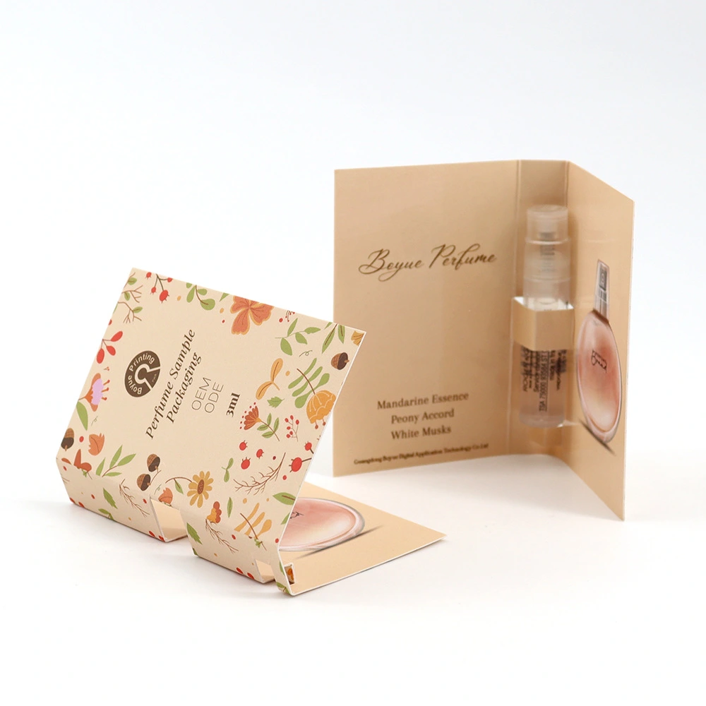 Printed Perfume Scent Cards