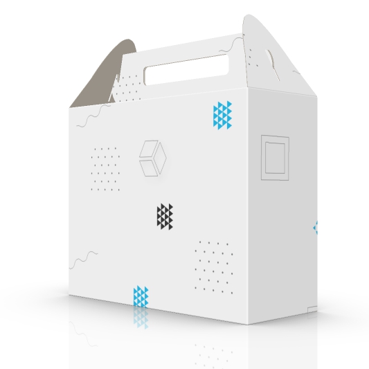Box With Handle Template