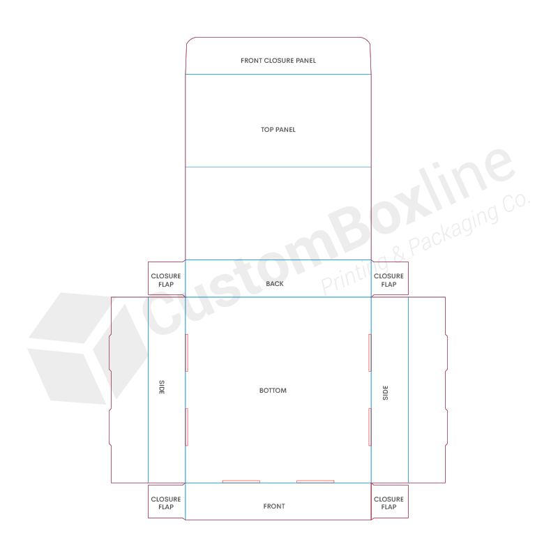 Double Wall Tuck Front Template