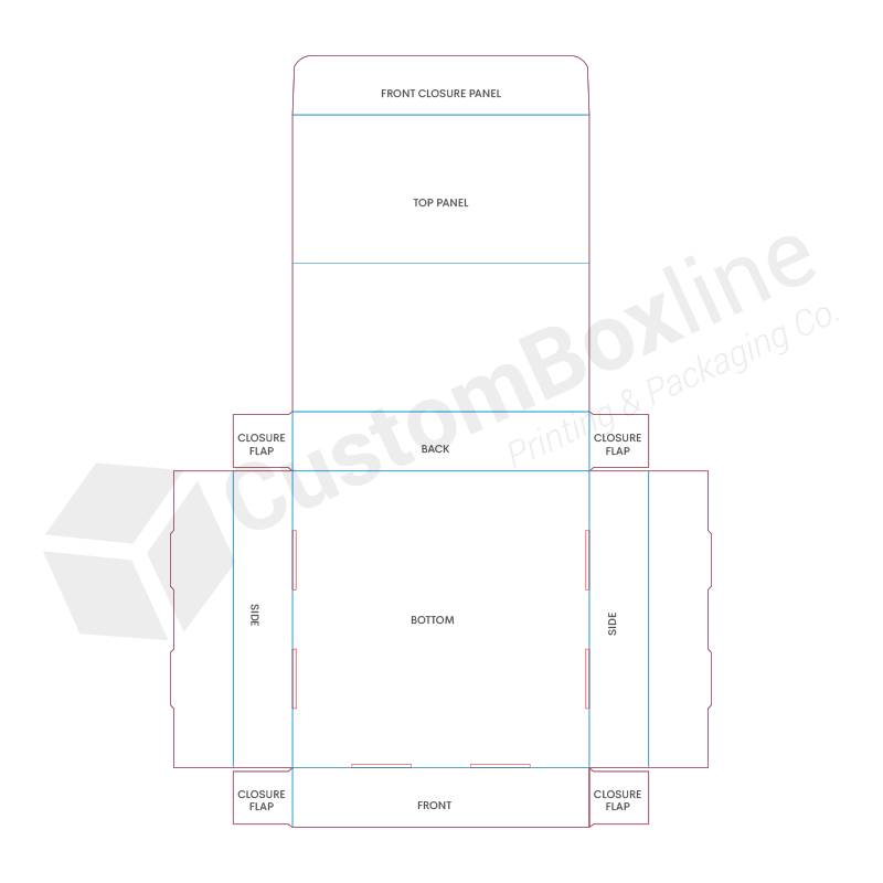 Double Wall Tuck Top Template