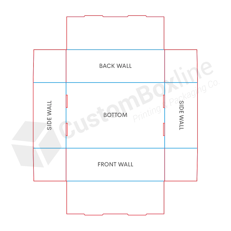 Foot Lock Tray Template