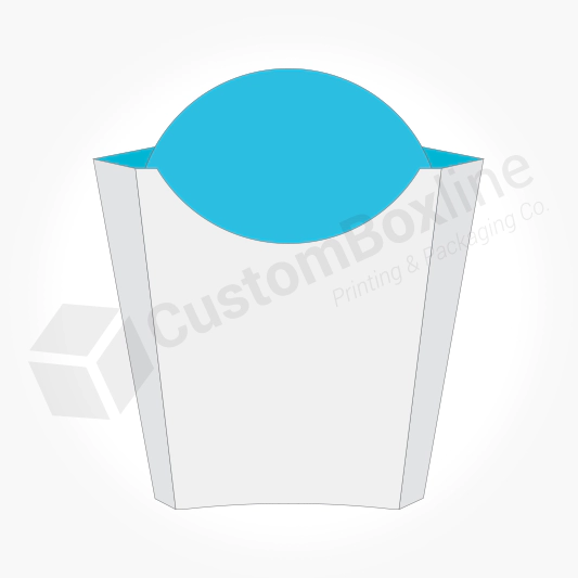 French Fries Box Template