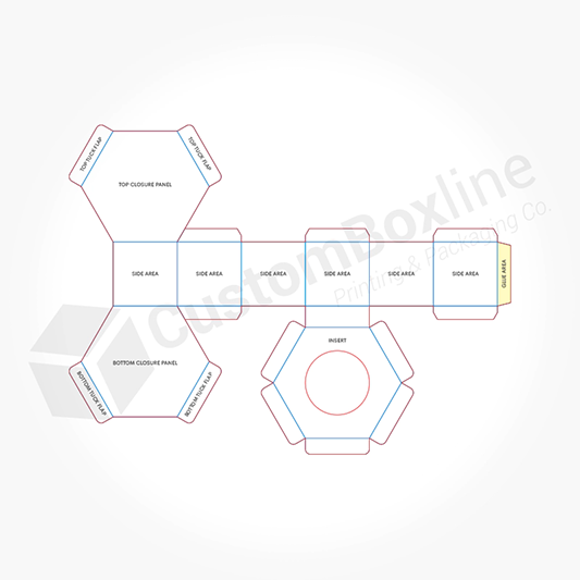 Hexagon Box Template