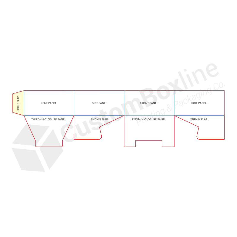 Snap Lock Bottom Tray Template